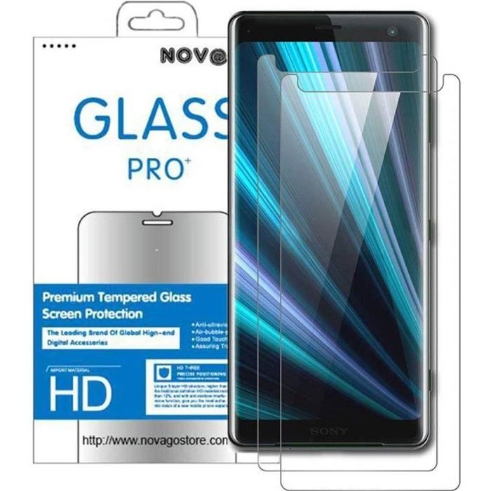 Pack De 2 Protections écran Verre Trempé Pour Sony Xperia XZ Premium - Résistance 9H