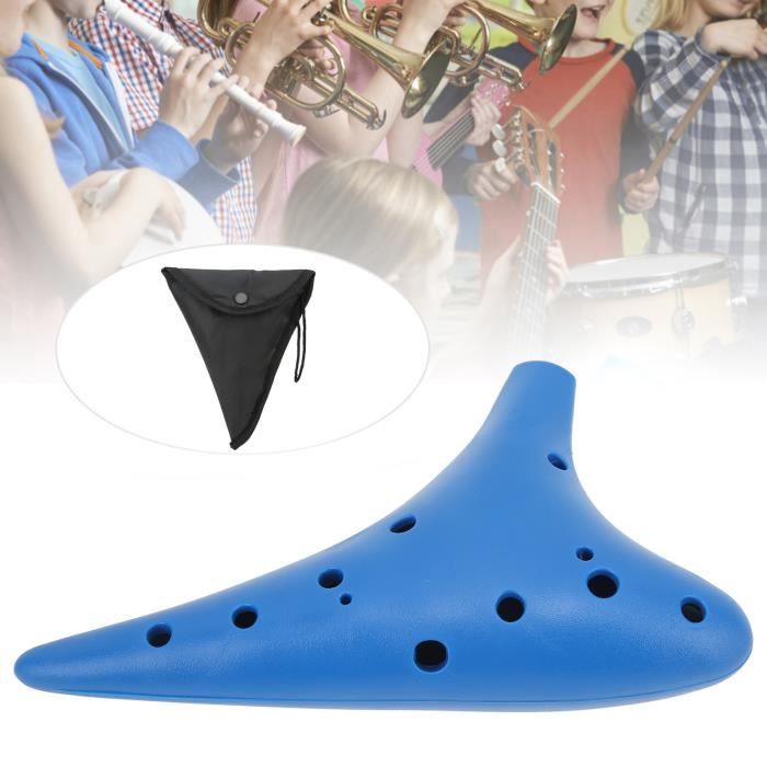 Omabeta flûte Ocarina Ocarina 12 trous en plastique portable instrument