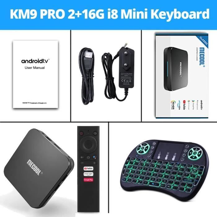 Android Box TV - Mecool - KM9 PRO - 4K HDR - Wi-Fi - USB 3.0 ...