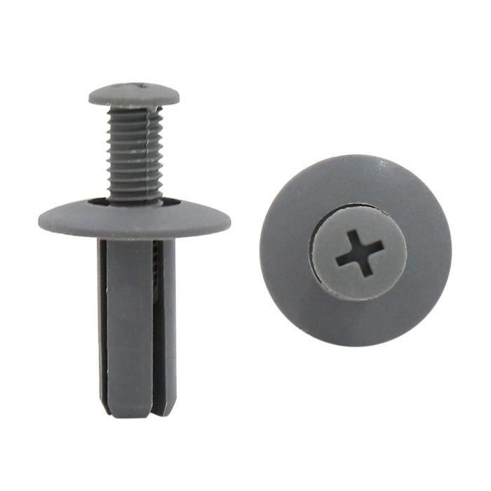 Diamètre 6 Mm Sourcingmap 50pcs Automobile Voiture Beige Rivets Plastiques Porte Clips De Fixation 7mm X 26mm Clips Fixation Auto