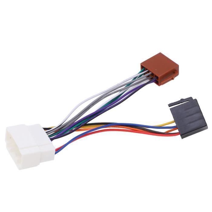 Câble adaptateur faisceau ISO 16 pin pour autoradio KENWOOD