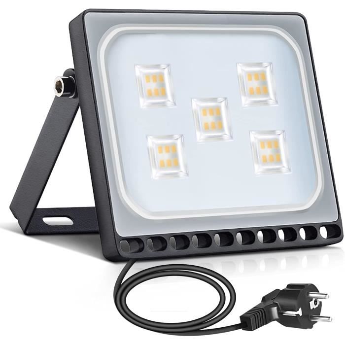 Projecteur LED Extérieur 100W,Spot LED Extérieur étanche IP67,7000K Blanc Froid Projecteur Projecteur LED Extérieur 100W,Spot LED Extérieur étanche IP67,7000K Blanc Froid Projecteur