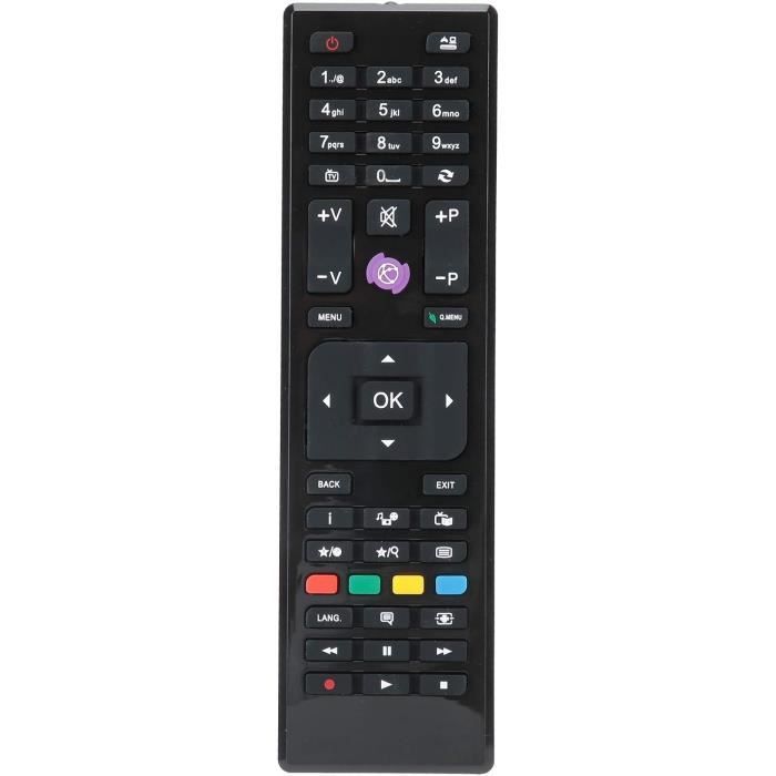 Télécommande JVC RC4875 Pour TV HD - Compatible Finlux, Bush - Modèle OuiSmart - Neuve