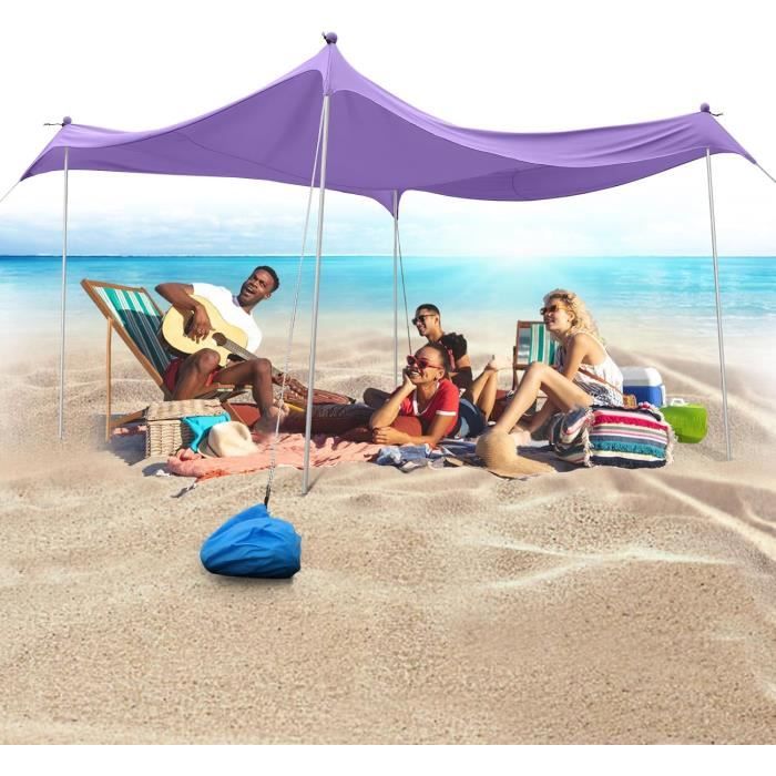 Tente de Plage Shades Grande | Parasol Familial extérieur Portable pour