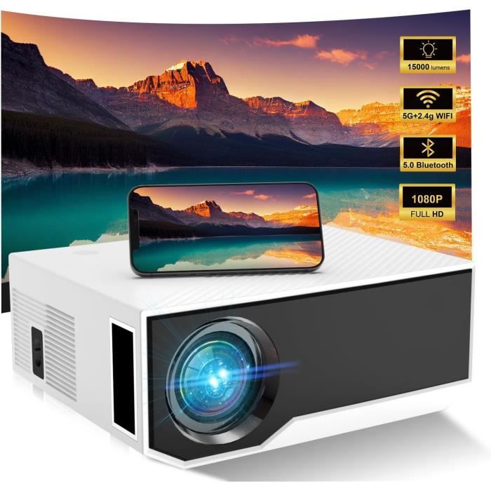 Projecteur Nouveau Ultra Hd 2024, Luminosité 15000 Lumens, Résolution ...