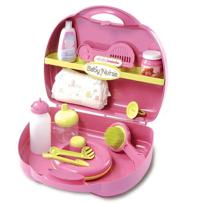 Smoby Vanity Baby Nurse 12 accessoires Cdiscount Jeux Jouets