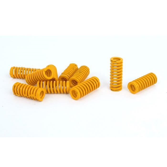 Ressorts De Compression NEZIH - Diamètre Ext. 18mm, Longueur 20-150mm - Multi-Couleurs (Jaune, Bleu, Rouge, Vert, Marron) - 8