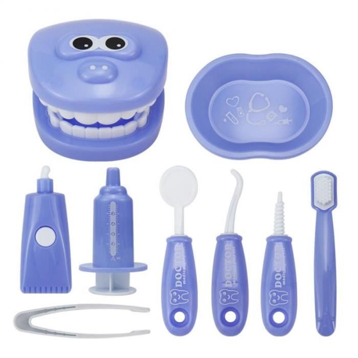 Odoukey Ensemble De Jeu De Dentiste Pour Enfants – Kit Médecin Simulé Dès 4 Ans, Matériaux Lisses Et Sécurisés – Style 2