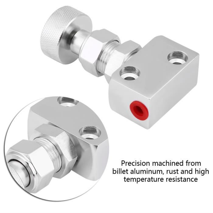 Valve De Dosage De Frein Style Wilwood – Alliage D’aluminium, Réglable, Compatible Référence 260-13190 - 10