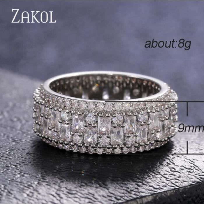 Bague Croix Femme Bagues Bijoux Fantaisie Bague Zircon Cubique Forme Xs