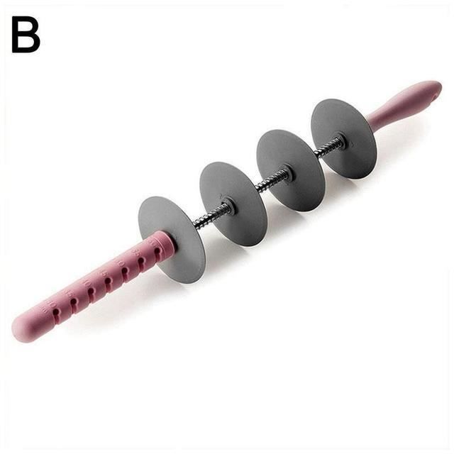 2 Pièces Rouleau Coupe-croissant En Acier Inoxydable Poignée