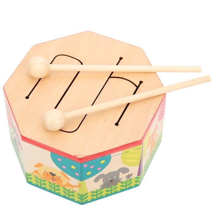 Set D'instruments De Musique 6 En 1 Pour Enfants - Tambour, Maracas, Flûte... - Jouet Montessori 2-4 Ans