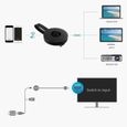 QN LETOUCH G2 Pour Google Chromecast 2nd Digital HDMI Media Vidéo TV Streamer Wi-Fi 1080P - noir @4-1