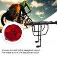ROE Vélo vélo à dégagement rapide bagages tige de selle porte-sacoche porte-bagages arrière avec garde-boue-1