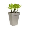 Pot de fleurs carré haut 30 - Blanc - Elho Loft Urban - 100% recyclé-1
