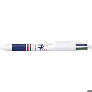 Stylo BIC 4 Couleurs Customize Me Marbre - Coffret 1 Stylo + 2 Corps Interchangeables Or Rose Blanc