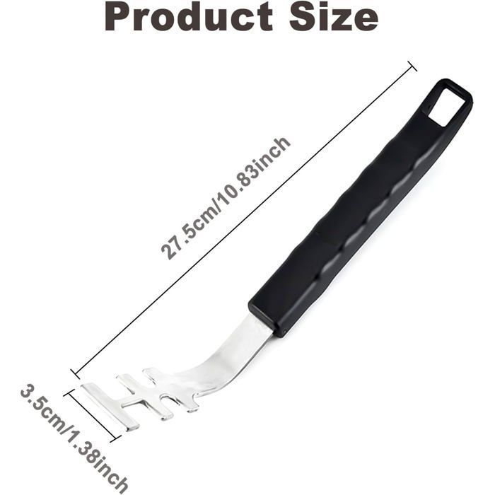 BESPORTBLE Kit 3 Grattoirs Acier Inoxydable Pour Barbecue Et Grill - Nettoyage Efficace