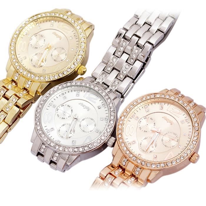 Lot De 3 Montres à Quartz - Occasion - Montres Sans Marque Pour Collection Ou Déco