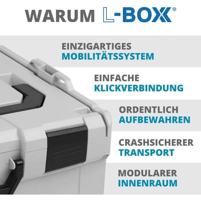 Bosch Sortimo L-BOXX Gris - L Boxx 374 Bosch Sortimo L-BOXX Gris - L Boxx 374