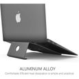lention L1 Support pour Ordinateur Portable en Aluminium Compatible avec MacBook Air/Pro 13 15, iPad Pro 12.9, Surface, Chromebook e-2