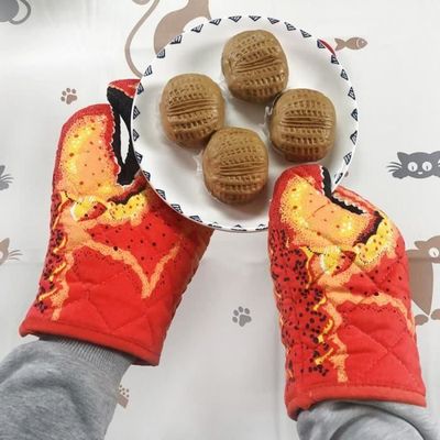 Gants de Cuisson Résistant à la Chaleur Type 4 Gants Manique Antidérapants  Coton Cuisson Moufles - Cdiscount Maison