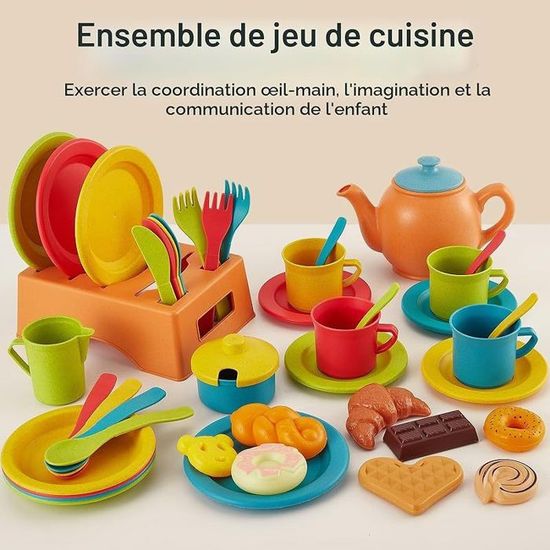 Service à thé jouer à faire semblant jouet filles thé jouets ensemble