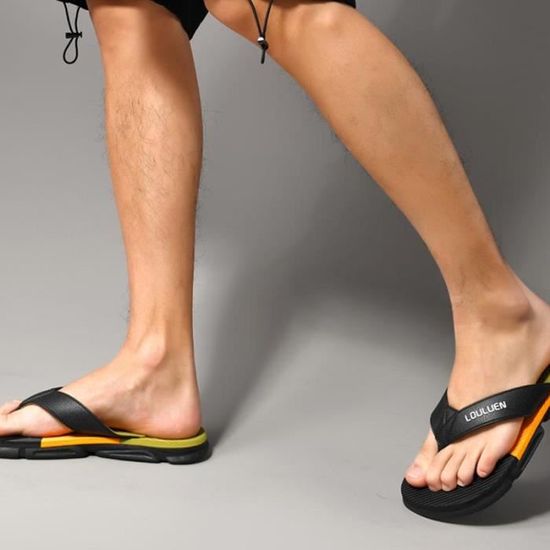 Tongs ASTERO Homme - Confortables Et Antidérapantes - Pour Piscine Et Plage - Taille 41-46