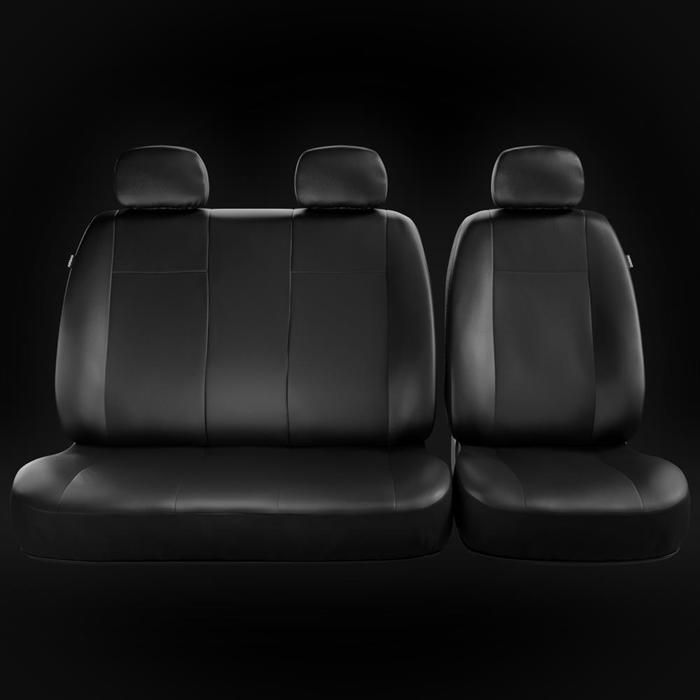 Housses Sièges Auto Seat Housses Sièges Auto HKLSBA Pour Seat Tarraco/Toledo - Cuir Synthétique - 5 Places Complet Cuir Synthétique Auto