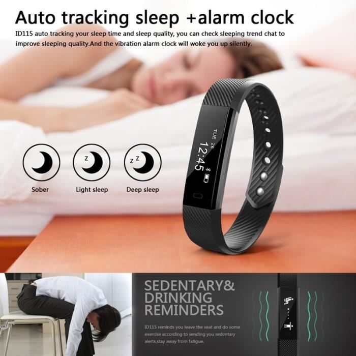 Montre connect e Hommes femmes Bracelet intelligent podom tre