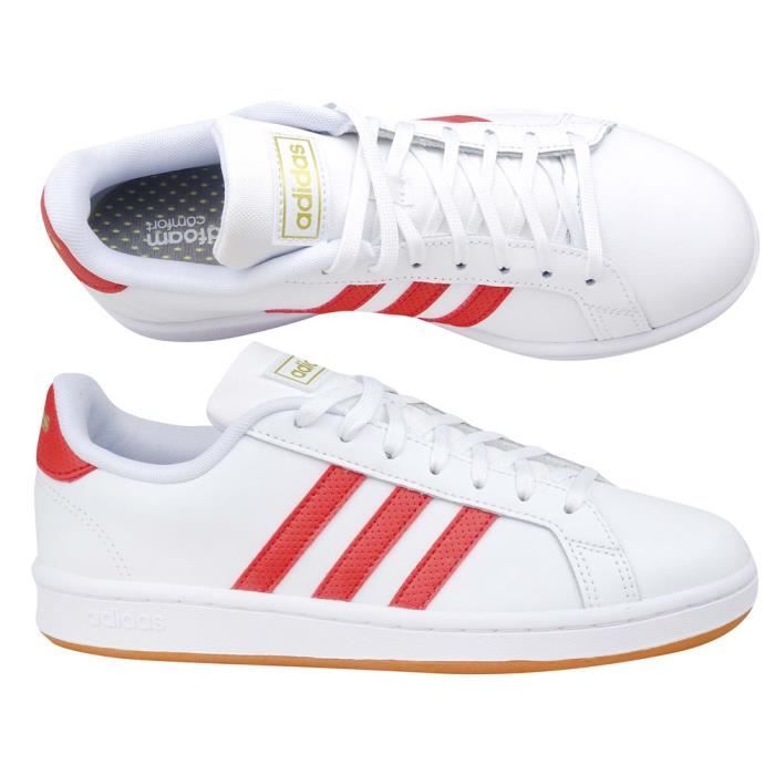 Adidas blanc rouge outlet