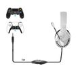 Pack Manette PS4 Bluetooth Blanche 3.5 JACK + Casque Spirit of Gamer PRO-H3 PS4-PS5 PLAYSTATION-3