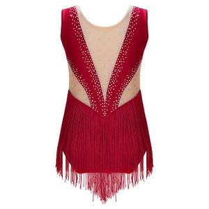 Robe Patinage Artistique Femme Strass - Justaucorps Gymnastique Danse