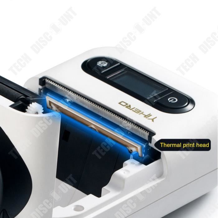 Machine d'impression à Ruban satiné Imprimante à Ruban numérique à 3  rangées, imprimante d'étiquettes pour Emballage Cadeau, Largeur 20-104 mm,  Prend