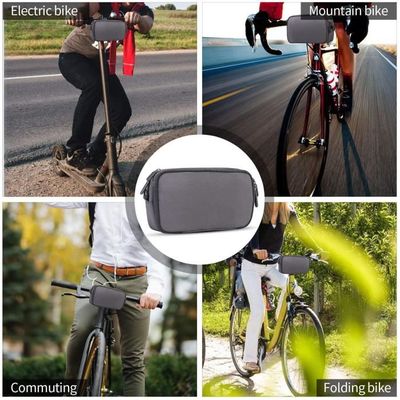 Sacoche De Guidon Vélo Isotherme Avec Bandes Réfléchissantes - 21,5 X 12 X 15 Cm - Fixation Velcro