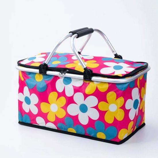 Aschar Panier De Pique-nique Isotherme De 26 L Portable Et Pliable Avec Poignee En Aluminium Pour Le Shopping Les Voyages Sac Isotherme Elegant De Grande Taille Bleu 42 X 25 X 27 Cm L X L X H Aschar Panier De Pique-nique Isotherme De 26 L Portable Et Pliable Avec Poignee En Aluminium Pour Le Shopping Les Voyages Sac Isotherme Elegant De Grande Taille Bleu 42 X 25 X 27 Cm L X L X H