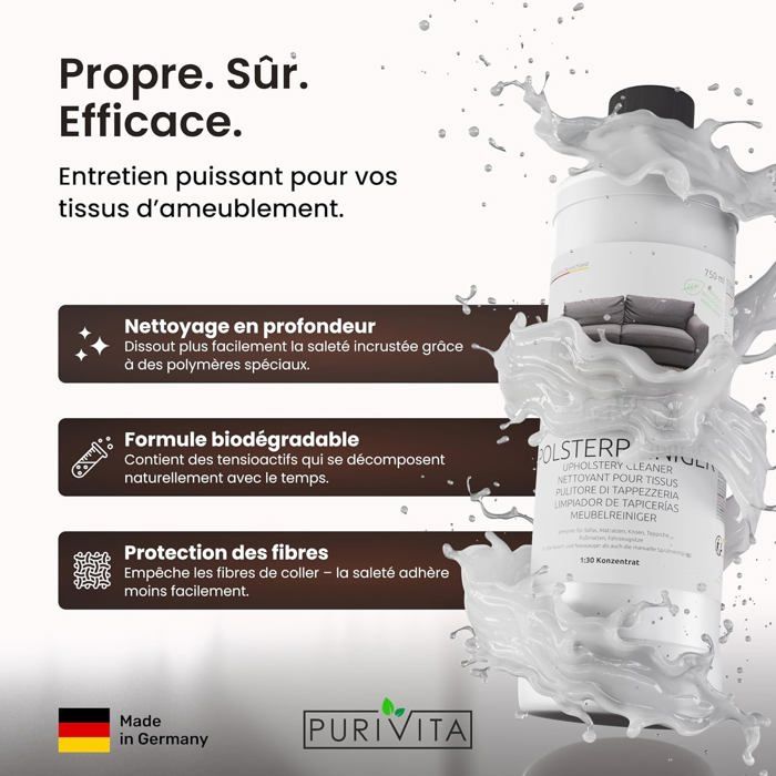 Nettoyant Tissus d’Ameublement [750ML] Produit pour Shampouineuse — free download