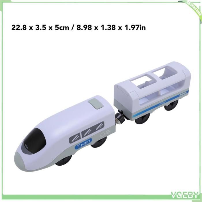 La couleur noire Train de Train électrique pour enfants, jouet de noël