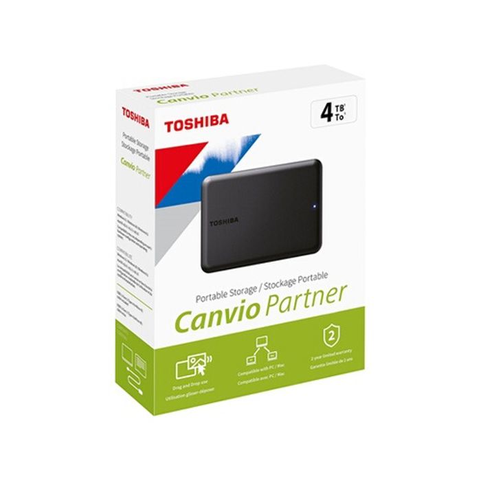 Disco Duro Portátil Toshiba Canvio Advance Plus de 4TB, USB 3.0. Color