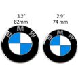 Kit emblème BMW 82mm et 74mm pour Capot de Moteur et Coffre E46 E90 E90 -0
