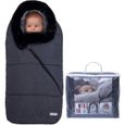 Nids D'ange Bébé Chancelière universelle pour poussette avec Col de fourrure couverture enveloppante bébé pour Siège Auto,Lan 258-0