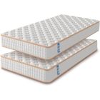 Matelas LOT 2 ERGO CONFOR 90x190cm Mousse à Mémoire Épaisseur 18 cm STANEW