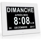 ONEVER Horloge - Non spécifié - 8 pouces - Alarme réglable - Dimming automatique - Pour seniors et enfants