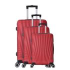 Set de 3 Valises - TROLLEY ADC - 55cm-65cm-75cm - ABS - 4 Roulettes Doubles - Cadenas Intégré