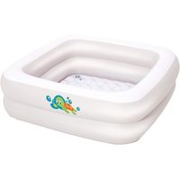 Baignoire gonflable carrée pour bébé - Baby Pataugeoire piscines - Blanc