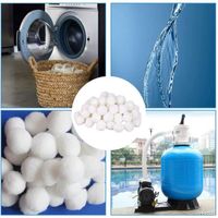 Balles Filtrantes, Boules de Filtre de Piscine 700g, Filter Balls, Média Filtre à Fibres pour Piscine Filtres à Sable Filtrage[98]