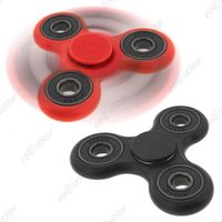 ebestStar ® Spinner Fidget Couleur Noir, Rouge - x2 Hand Spinner Fidget Anti-Stress Gyroscope Roulement en métal Jouet Adultes