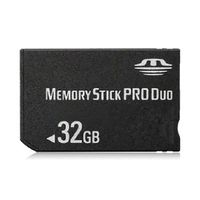 Memory Stick Pro pour PSP2000 3000 pour appareil photo, SLR, PSP Noir 32 GB