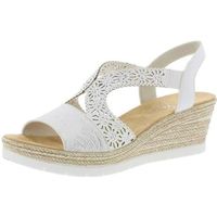 Sandales femme - Rieker - Ela - Compensé - Confortable - Blanc
