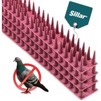 Sillar Répulsif Pigeon 2 Mètres, Pointes Anti-Pigeons en Plastique, Pointes Anti-Oiseaux