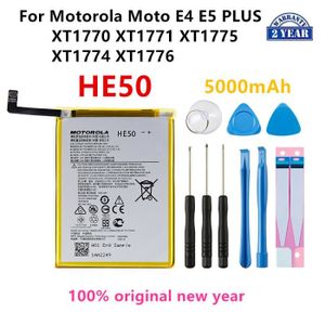 Batterie téléphone Batterie HE50 100% mAh pour Motorola Moto E4 PLUS-